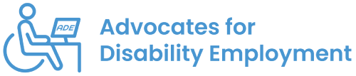 Logo for Advocates for Disability Employment (ADE).